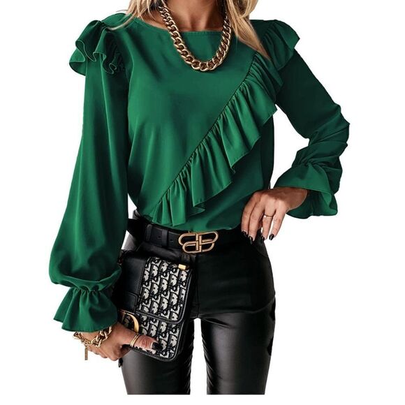 Ruffle Blouse   - Picture 2 of 5